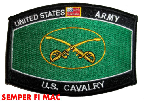 US ARMY CAVALRY COLLECTOR PATCH DRAGOONS ST GEORGE ARMORED THE CAVALRY'S HERE! 
