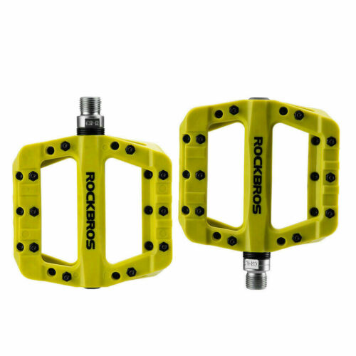 RockBros MTB Road Bike Bicycle Bearing Widen Pedals Nylon Pedals 1 Pair