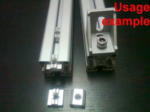 Aluminum T-slot profile slide-in T-nuts 8T-40 M8mm 24-set