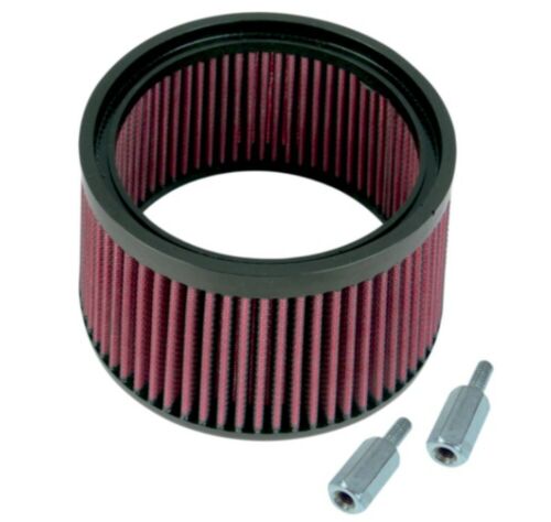 S&S Cycle 1" Taller Stealth Air Cleaner Filter Kit Harley Softail Dyna Touring 