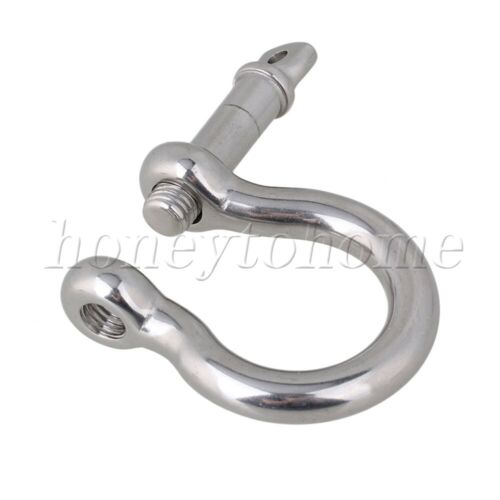 STAINLESS STEEL M12 BOAT ANCHOR BOW SHACKLE SCREW PIN Silver