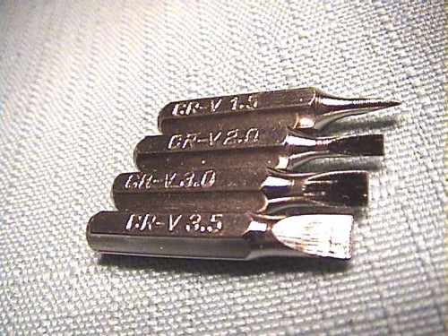 /"AX-EL/" GUITAR TOOL PRECISION MACHINED SCREWDRIVER PEN w//8 HEX DRIVE BITS