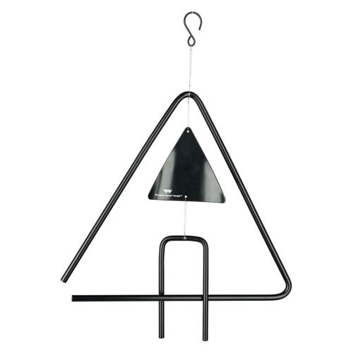 Woodstock Chimes Skysail Triangle Black Hanging Musical Garden Home Wind Chime 