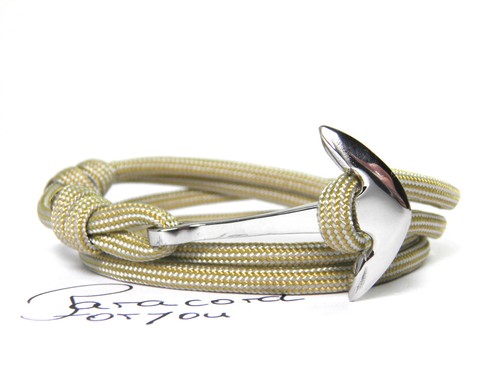 Ancre Bracelet-Bracelet de surfeur-Réglable-Acier Inoxydable Ancre-Hommes /& Femmes Bracelet