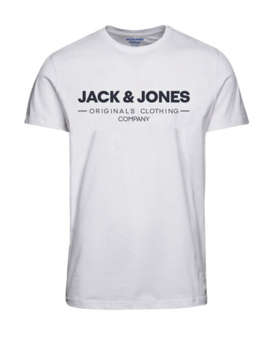 Jack /& Jones Originals T-Shirt Jortraffic Jun19 Mens Casual Chest Logo Print Tee