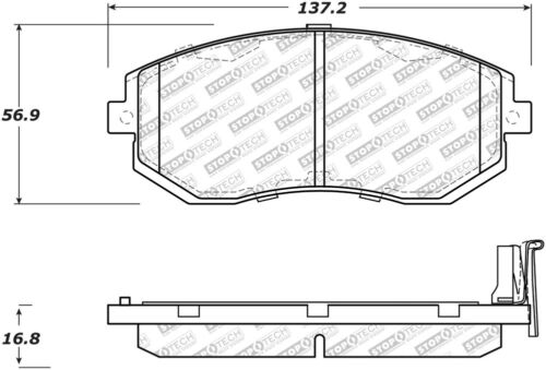C-TEK Ceramic Brake Pads fits 2010-2016 Subaru Forester Impreza BRZ  C-TEK BY CE