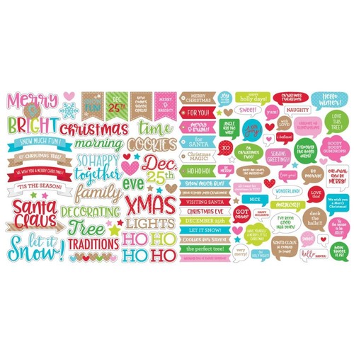 Doodlebug ~ CHRISTMAS TOWN ~ Chit Chat Die Cuts