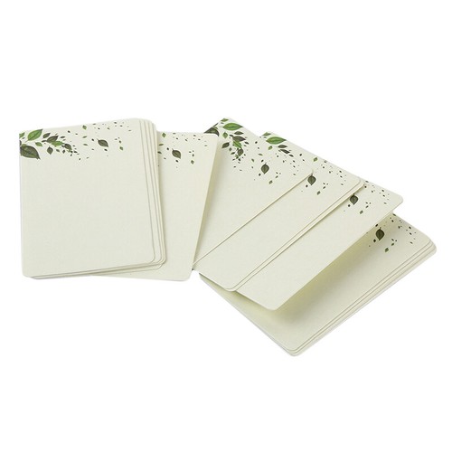 Rounded Blank Memory Card Word Book Small Card Birthdays Diy Office Notebook N3
