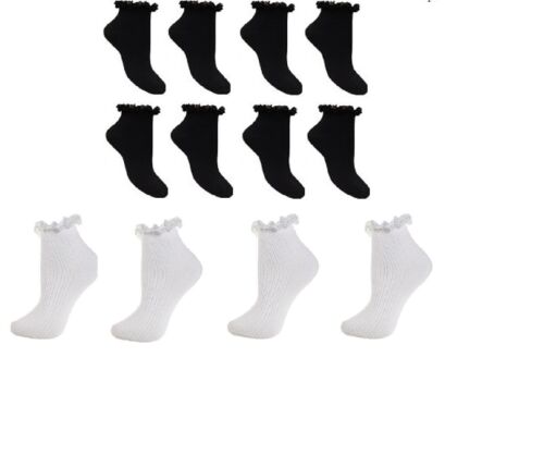 Socks 12 Pairs of Women Ladies Frilly 
