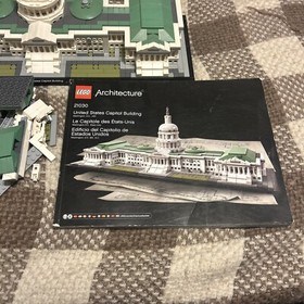 Lego Architecture United States Capitol Building 21030 95% Complete No Box