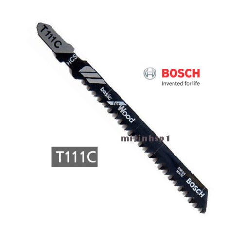 Bosch 5 pcs Jig Saw Blades T111C T-111C for Wood T-Shank 2608630033 