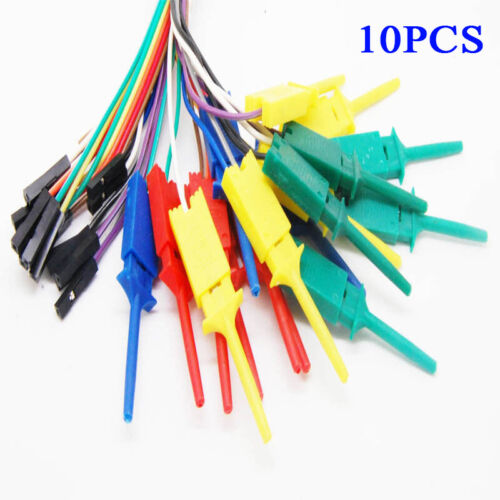 10pcs Test Hook Clip For Arduino Raspberry Pi Accessories Replacement Parts Kit
