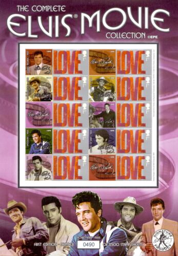 The Complete Elvis Presley Movie Collection Collectible Stamp Sheet BC037
