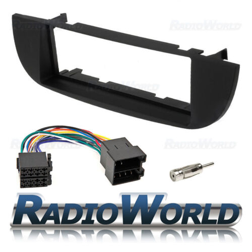 FIat 500 Stereo Radio Fascia Facia Panel Fitting KIT Surround Adaptor Black