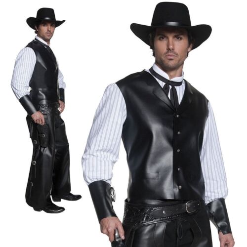 Adulte Occidental Bandit Armé Cowboy Sheriff Costume de Déguisement