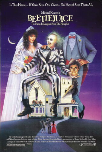 72345 Beetlejuice 1988 Movie Wall Print POSTER Affiche