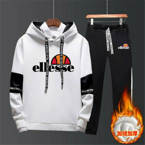 Neu ellese Jogging Anzug Trainingsanzug Sweatshirt Hose Sportanzug Polyanzug DE