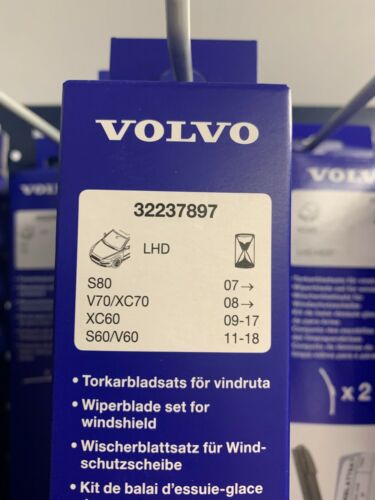 // S80 32237897 // V70 // V60 Original Volvo Wischerblätter vorne XC60