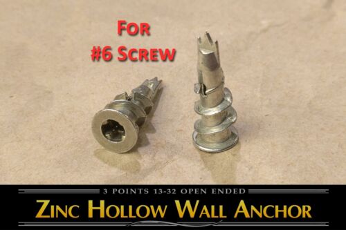 Easy Drive 400 Self-Drilling Zinc Hollow Wall Drywall EZ Anchor metal