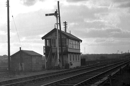 British Rail Warmsworth Junction signal box 1969 Sth Yorks Rail Photo D