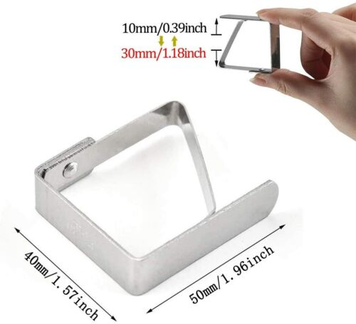 Details about  / 4//8//12 Adjustable Stainless Table Cloth Clips For Jumbo Table Cover Skirt Holder