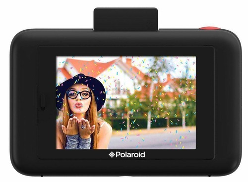 Cámara digital impresión Instantánea Polaroid instantánea de la pantalla táctil LCD d Negro NUEVO
