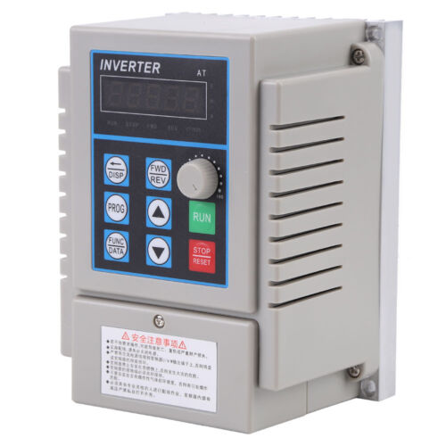 1-Phase VFD Frequenzumrichter Variable Frequenz Drive Inverter AC220V 0.75KW ❤ 