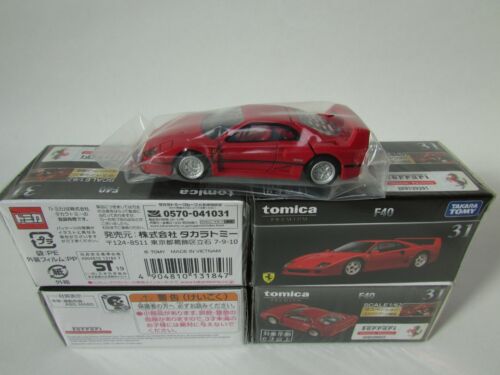 Toys Hobbies 3pcs With Tracking Number Takara Tomica Premium 31 Ferrari F40 Red 1 62 Christograce