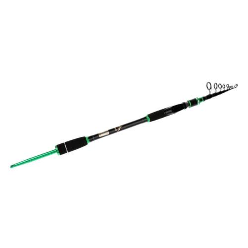 Carbon Telescopic Spinning Fishing Rod with Ground Pin for Saltwater Freshwater