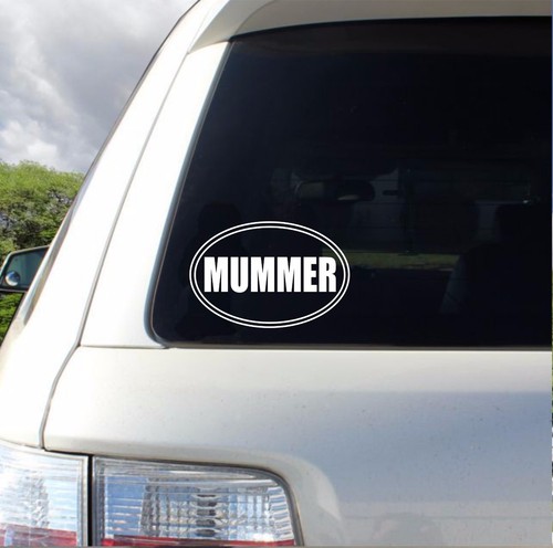 Mummer Art Design Car Vinyl Sticker Decals