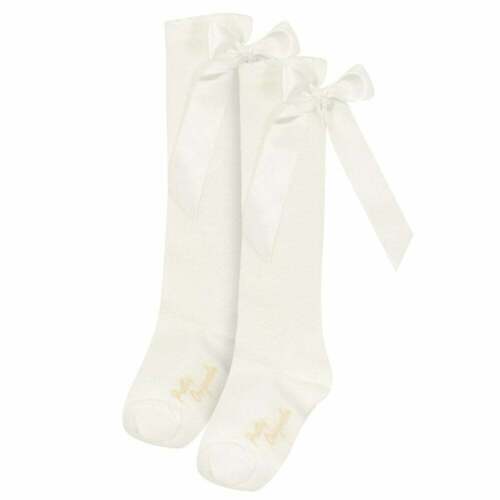 Knee High Bow Socks Scallop Edge by Pretty Originals various colours