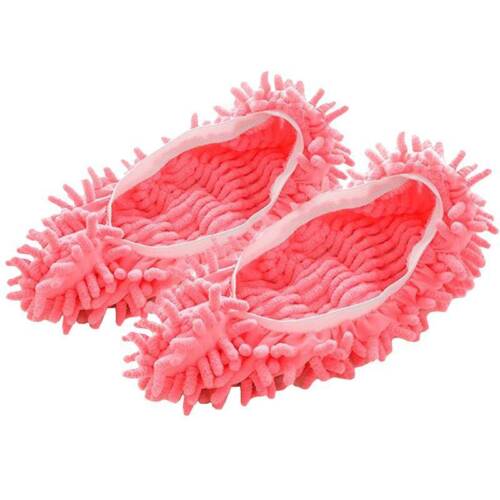 Zapatilla de fregona de microfibra perezoso piso de polvo de limpieza rápida de Pulido Calcetines Mop, 