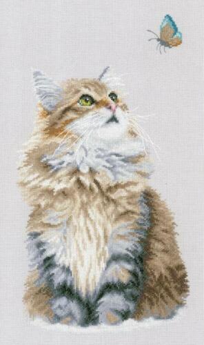 Forest cat Counted Cross stitch kit ANIMAL 