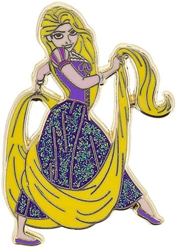 Disney Parks Rapunzel Glitter Trading Pin Tangled Disney Princess Pin Collection 