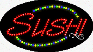 NEW /"SUSHI/" 27x15 OVAL SOLID//ANIMATED LED SIGN w//CUSTOM OPTIONS 24076