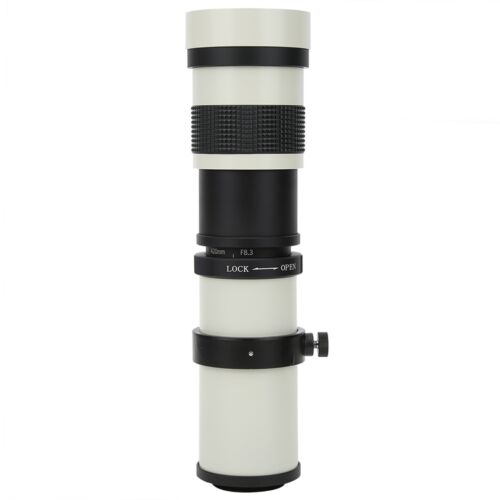 Ajuste manual Lente Teleobjetivo 420‑1600mm T2 Cámara De Montaje Montaje Para Nikon F 