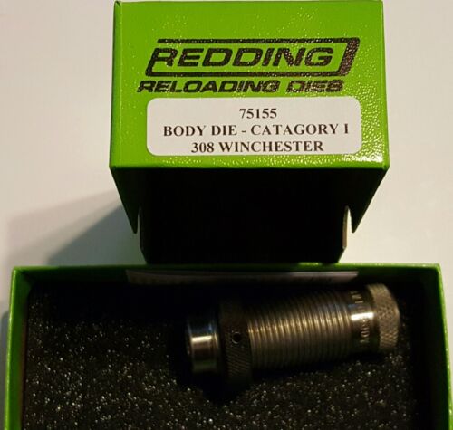 NEW IN PACKAGE FREE SHIP 75155 REDDING BODY SIZING DIE 308 WINCHESTER