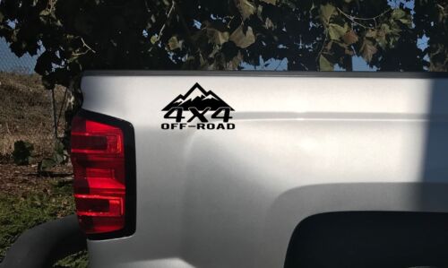 4x4 OFF ROAD Mountain Decal Sticker Logo Emblem Rally 4WD Baja Mud Rock Crawler 