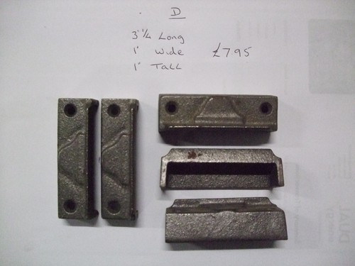 Cast iron rim lock keeps
