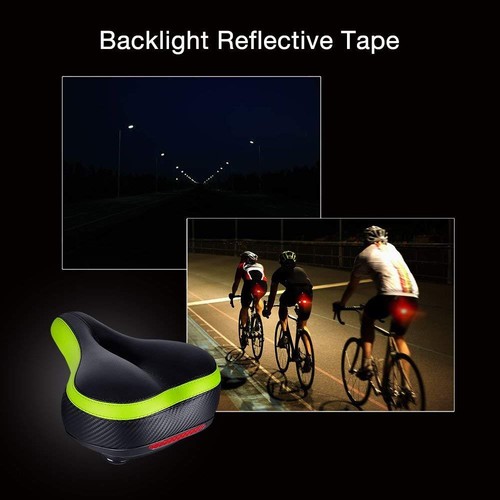 TONBUX Most Comfortable Bicycle Seat Bike Seat Replacement with Dual Shock