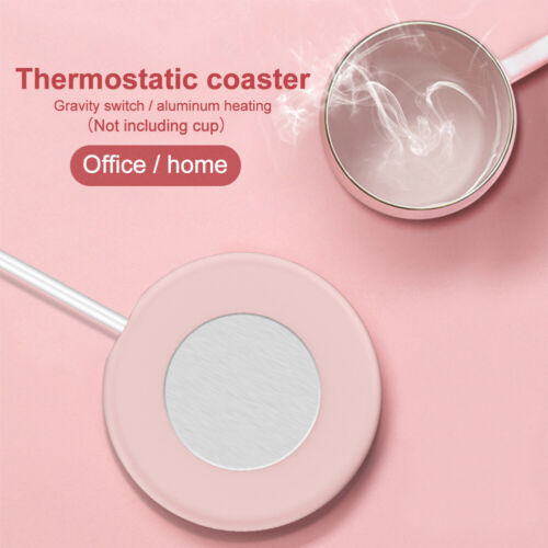 Home Office Milk Tea Heating Pad Auto Shut Off Coffee Mug Warmer USB Charging