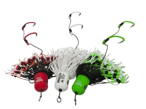 D.A.M Madcat A-Static Clonk Teasers 100g Spinnerbait with beads Catfish COLOURS 