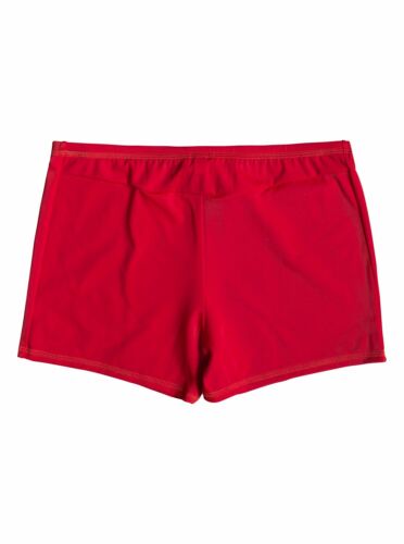 QUIKSILVER MENS SWIM SHORTS.MAPOOL SOLID RED SWIMMING SURF TRUNKS SWIMMERS 9W 