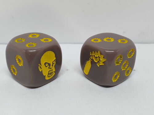 Zombicide Game Night Kit Exclusive Promo Dice Brown x2
