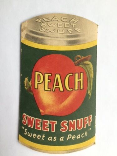 Vintage* Peach Sweet Snuff Note Pad By American Snuff Co. 