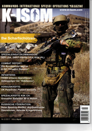 K-ISOM 2//2017 Special Operations Magazin Kommando Spezialkräfte NEU