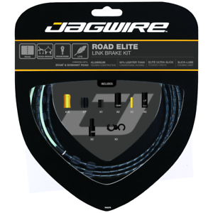 Jagwire Bicycle Cycle Bike Road Elite Link Brake Cable Kit Black 