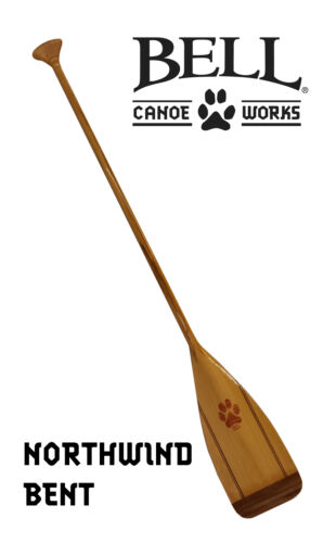 Northwind Bent Canoe Paddle 54” Made In USA by Mtchell Paddles Lt Weight 20 oz