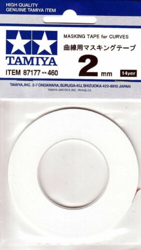 Tamiya 87177 Masking Tape For Curves 2mm Models Hobby Craft USA Seller