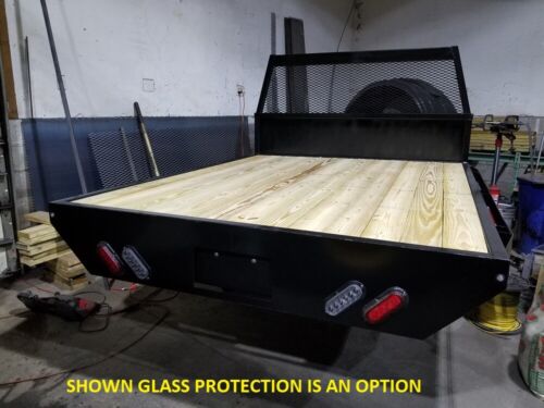 Flatbed Steel Body Pressure Treated wood deck LED lighting Short bed DRW 